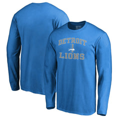 Detroit Lions Vintage Collection Victory Arch Long Sleeve T-Shirt Blue