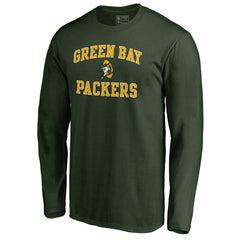 Green Bay Packers Vintage Collection Victory Arch Long Sleeve T-Shirt Green