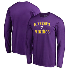 Minnesota Vikings Vintage Collection Victory Arch Long Sleeve T-Shirt Purple