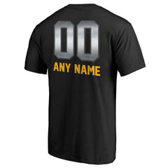 Pittsburgh Steelers Personalized Midnight Mascot T-Shirt Black