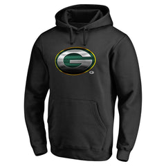 Green Bay Packers Personalized Midnight Mascot Pullover Hoodie Black