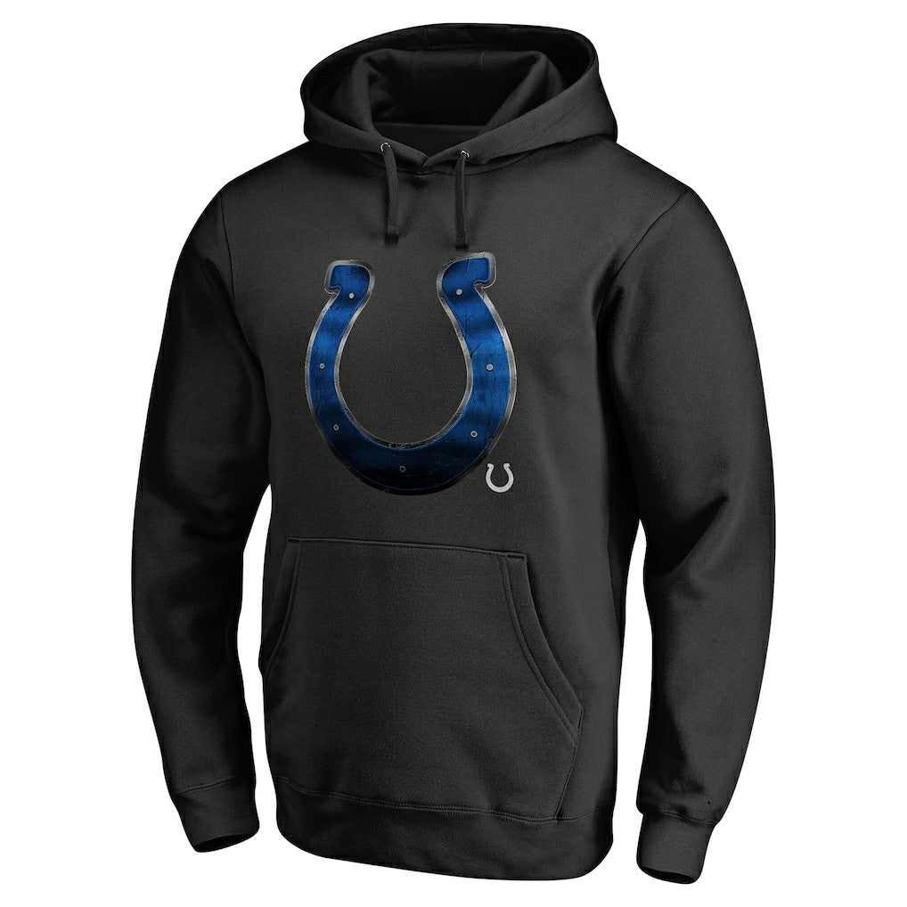 Indianapolis Colts Personalized Midnight Mascot Pullover Hoodie Black