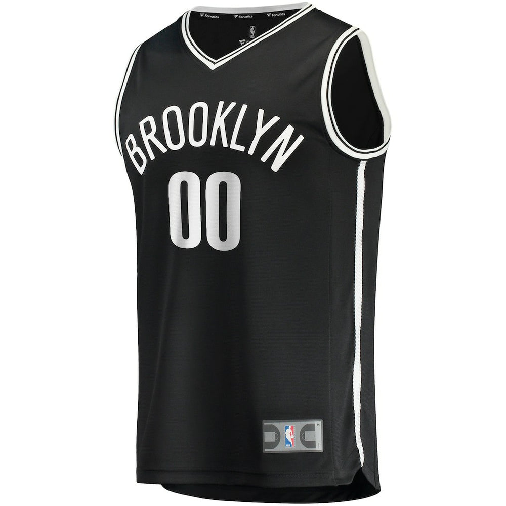 Brooklyn Nets Youth Fast Break Custom Replica Jersey Black Icon Edition | Fanatics Lifestyle