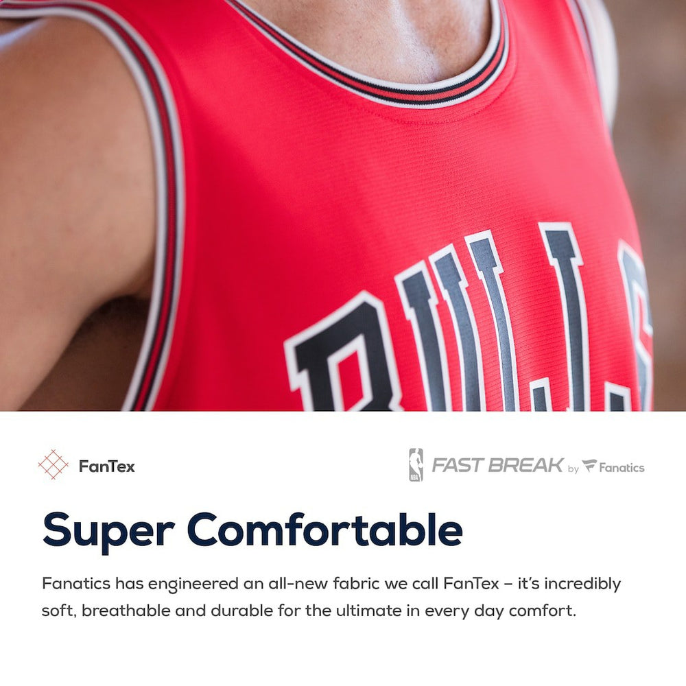 Chicago Bulls Youth Fast Break Custom Replica Jersey Red for sale Icon Edition | Fanatics outlet