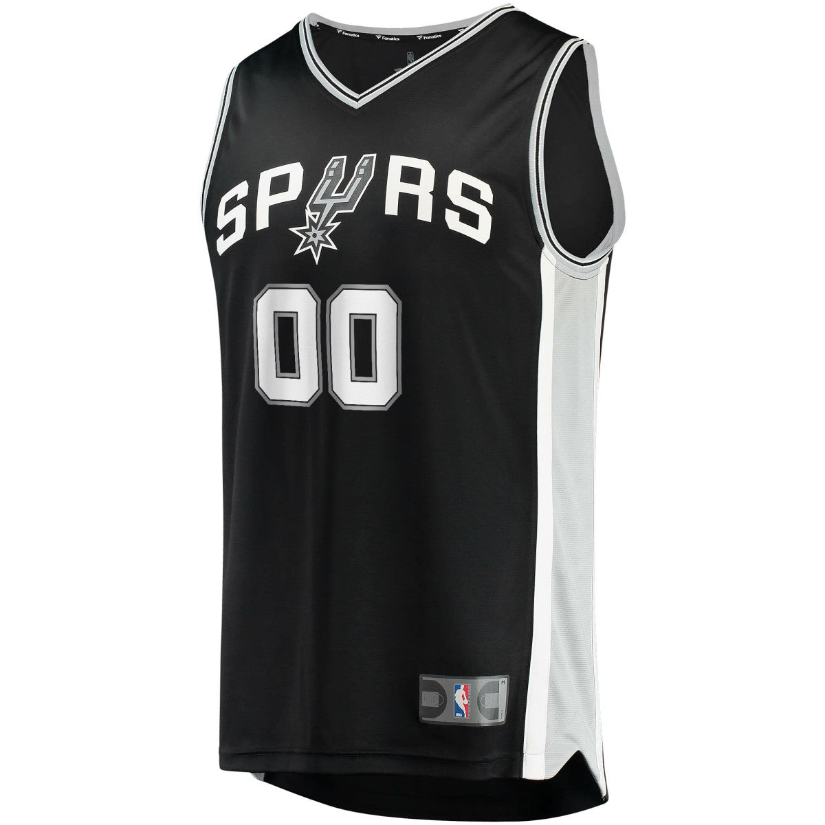 San Antonio Spurs Youth Fast Break Custom Replica Jersey Black Icon Edition | Fanatics