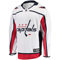 Washington Capitals Fanatics Youth Away Breakaway Jersey - White - NHL 2913026