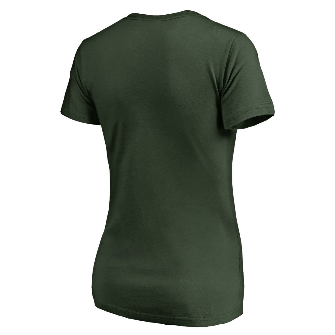 Green Bay Packers Women's Vintage Team Lockup V-Neck T-Shirt Green