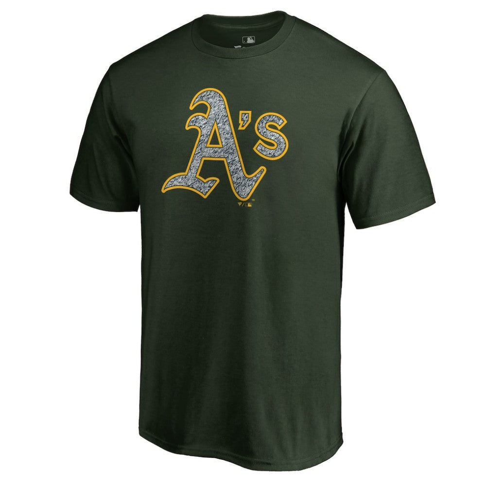 Athletics Static Logo T-Shirt - Green - MLB Discount