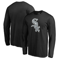 Chicago White Sox Static Logo Long Sleeve T-Shirt - Black - MLB Online