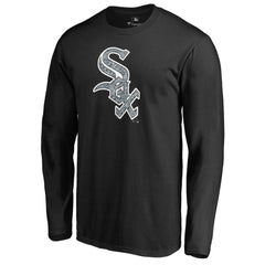 Chicago White Sox Static Logo Long Sleeve T-Shirt - Black - MLB Online
