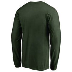 Athletics Static Logo Long Sleeve T-Shirt - Green - MLB Discount