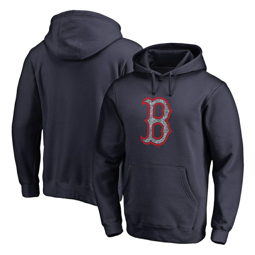 Boston Red Sox Static Logo Pullover Hoodie - Navy - MLB on Sale