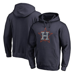 Houston Astros Static Logo Pullover Hoodie - Navy - MLB Lifestyle