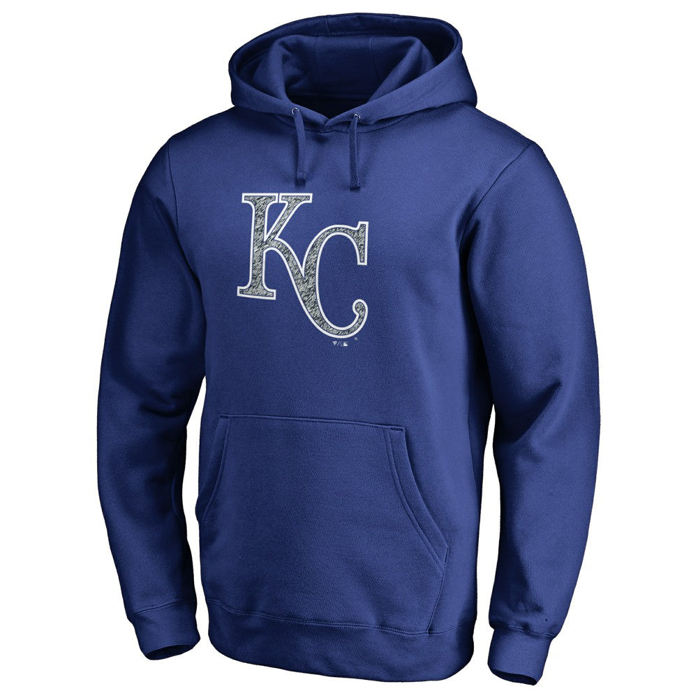 Kansas City Royals Static Logo Pullover Hoodie - Royal - MLB Discount