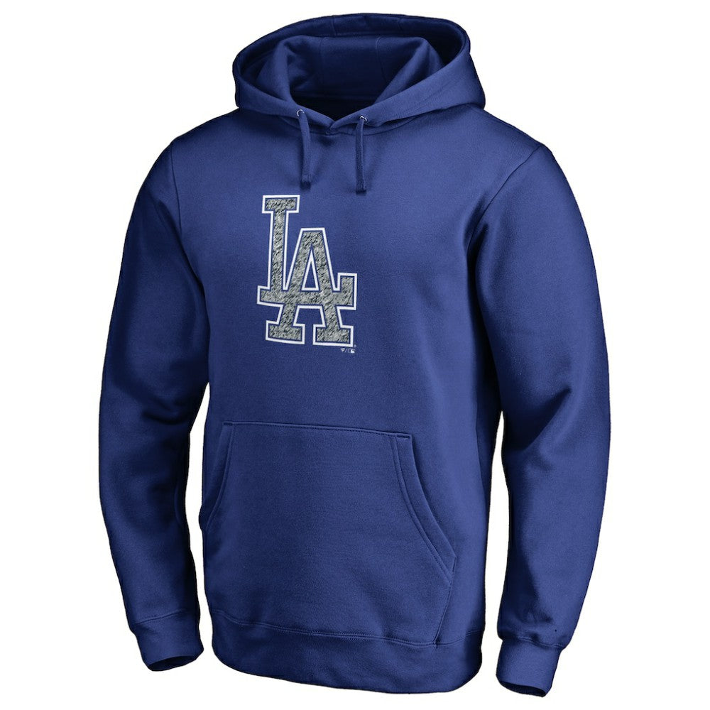 Los Angeles Dodgers Static Logo Pullover Hoodie - Royal - MLB Discount