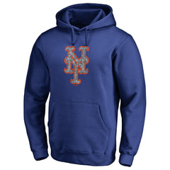 New York Mets Static Logo Pullover Hoodie - Royal - MLB on Sale