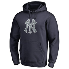 New York Yankees Static Logo Pullover Hoodie - Navy - MLB on Sale