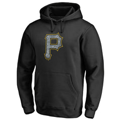 Pittsburgh Pirates Static Logo Pullover Hoodie - Black - MLB Sale