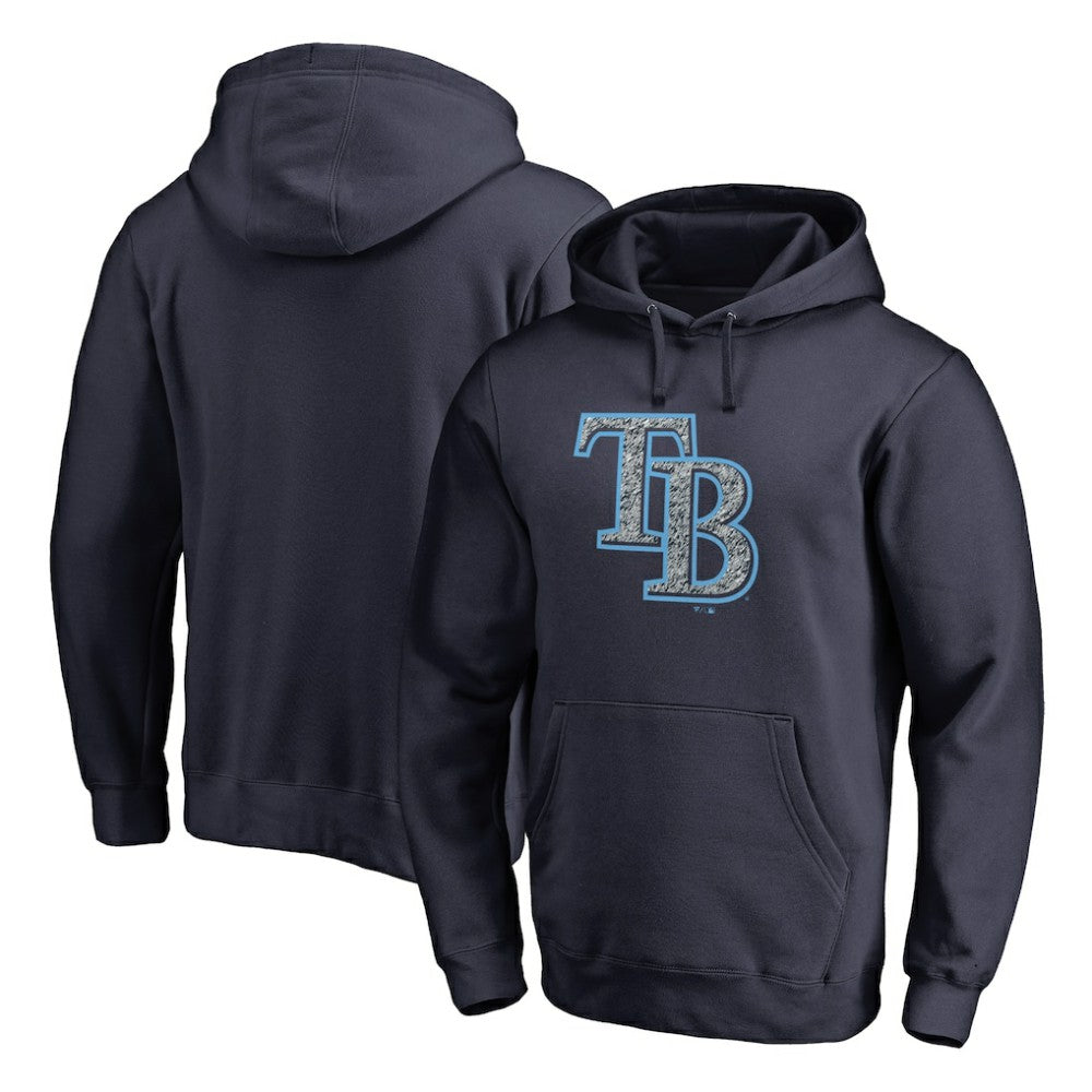 Tampa Bay Rays Static Logo Pullover Hoodie - Navy - MLB Sale