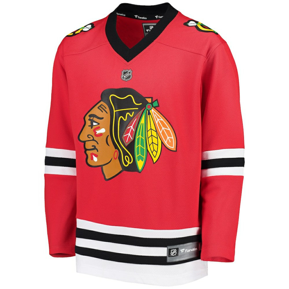 Chicago Blackhawks Fanatics Youth Home Replica Blank Jersey - Red - NHL 2925477