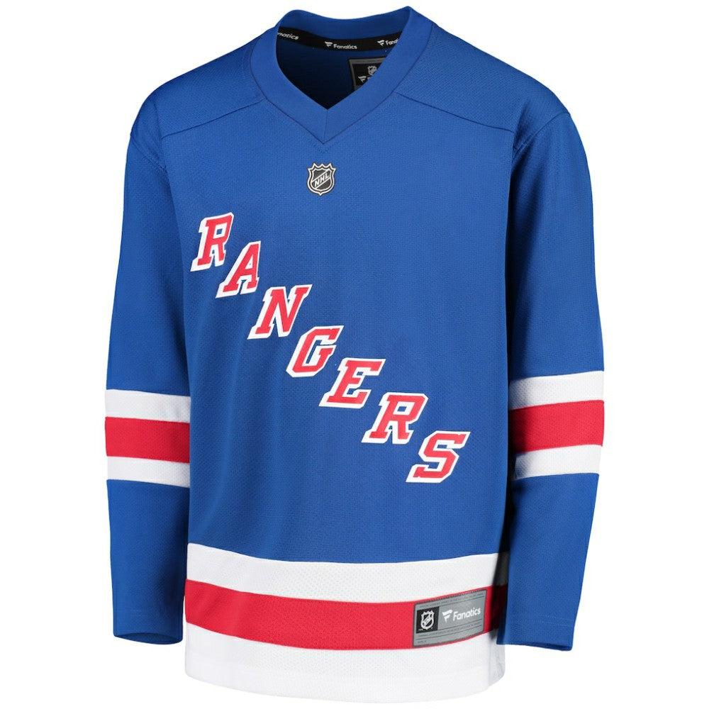 New York Rangers Fanatics Youth Home Replica Blank Jersey - Royal - NHL 2925490