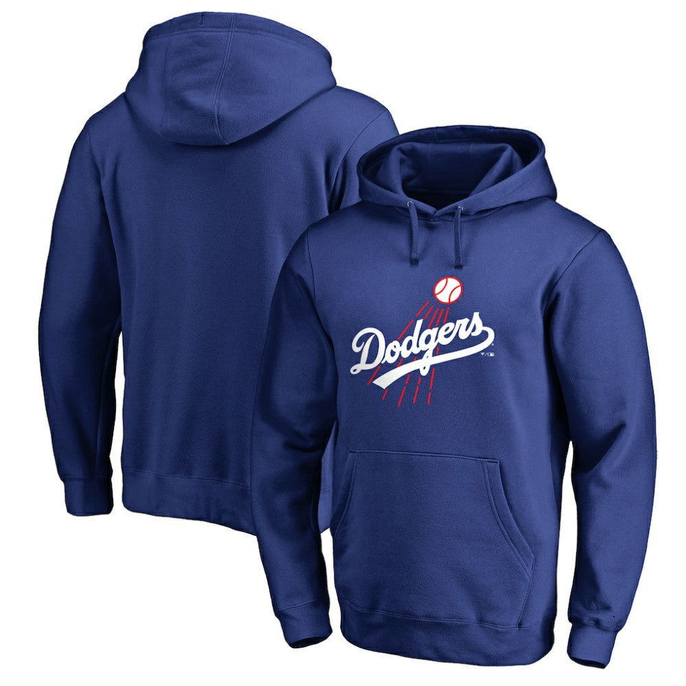 Los Angeles Dodgers Cooperstown Collection Huntington Pullover Hoodie - Royal - MLB Sale