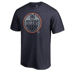 Edmonton Oilers Static Logo T-Shirt - Navy - NHL 2926674
