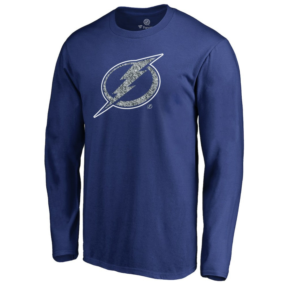 Tampa Bay Lightning Static Logo Long Sleeve T-Shirt - Blue - NHL 2926881