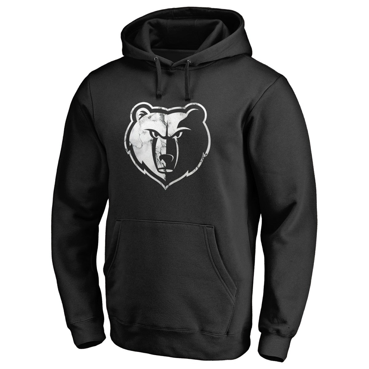 Memphis Grizzlies Marble Logo Pullover Hoodie Black