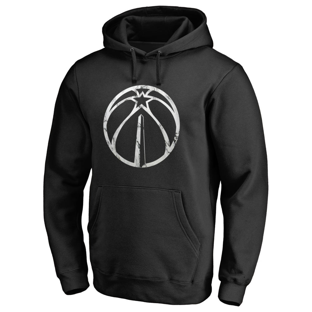 Washington Wizards Marble Logo Pullover Hoodie Black