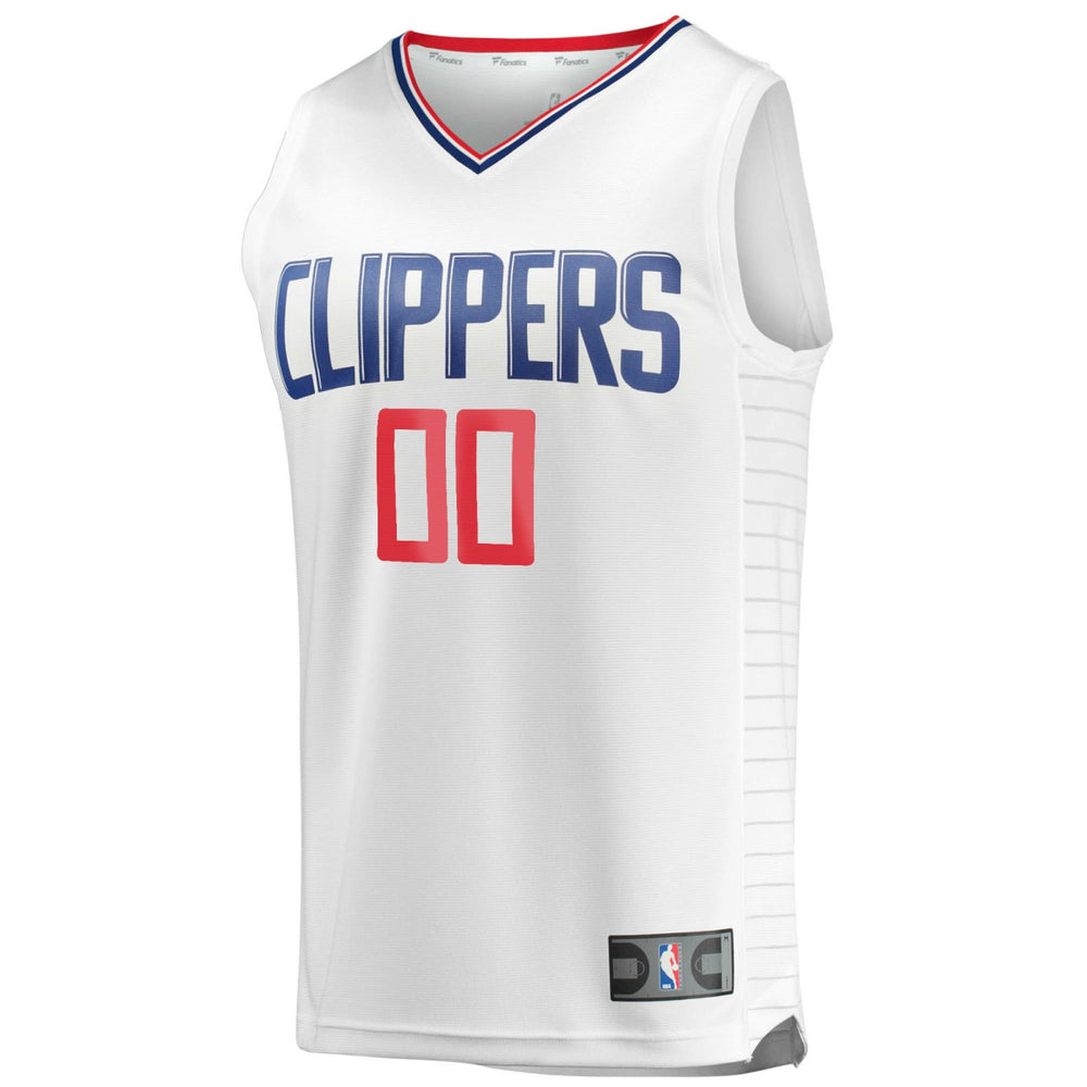 LA Clippers Youth Fast Break Custom Replica Jersey White Association Edition | Fanatics outlet
