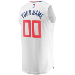 LA Clippers Youth Fast Break Custom Replica Jersey White Association Edition | Fanatics outlet