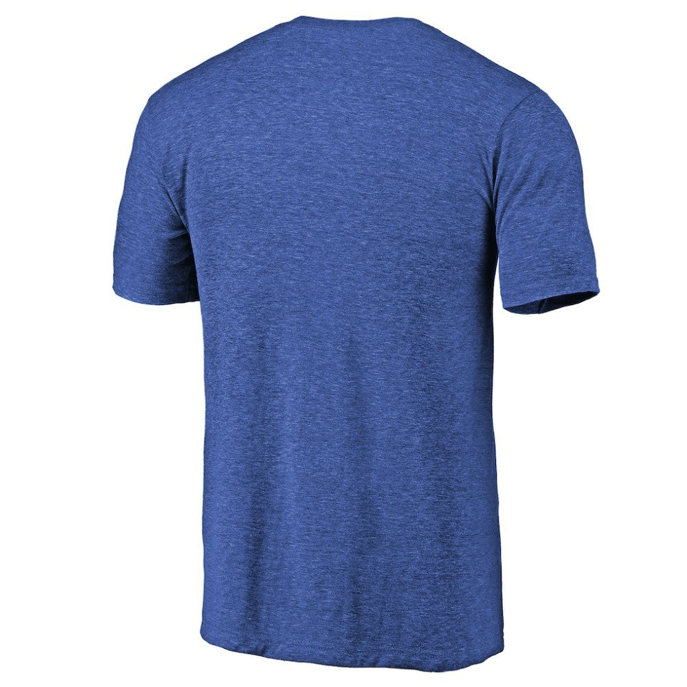 New York Islanders Throwback Vintage Logo Tri-Blend T-Shirt - Royal - NHL 2939509