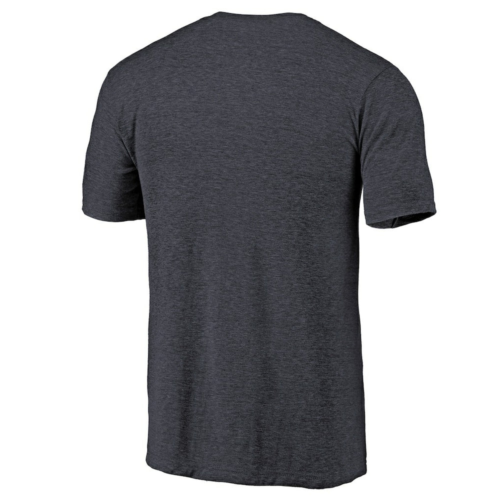 Dallas Mavericks Distressed Logo Tri-Blend T-Shirt Navy