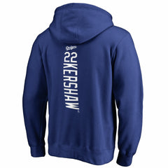 Clayton Kershaw Los Angeles Dodgers Backer Pullover Hoodie - Royal - MLB on Sale
