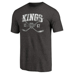 Los Angeles Kings Vintage Collection Line Shift Tri-Blend T-Shirt - Black - NHL 2953224