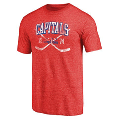 Washington Capitals Vintage Collection Line Shift Tri-Blend T-Shirt - Red - NHL 2953237