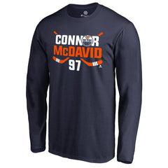 Connor McDavid Edmonton Oilers Hometown Collection CM97 Long Sleeve T-Shirt - Navy - NHL 2957063