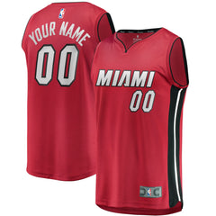 Miami Heat Youth Fast Break Replica Custom Jersey Red Statement Edition | Fanatics for sale