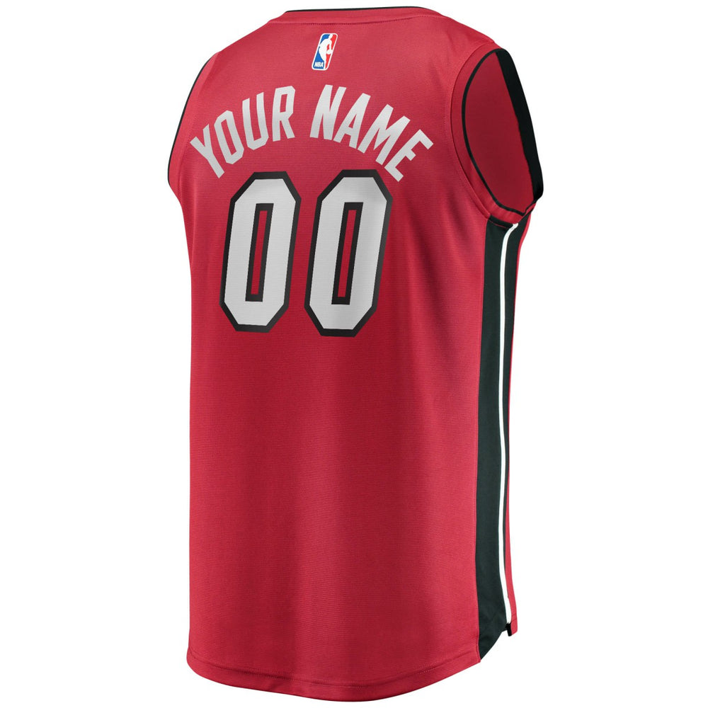 Miami Heat Youth Fast Break Replica Custom Jersey Red Statement Edition | Fanatics for sale