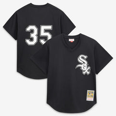 Frank Thomas Chicago White Sox Mitchell & Ness Authentic Batting Practice Jersey - Black - Mitchell & Ness on Sale