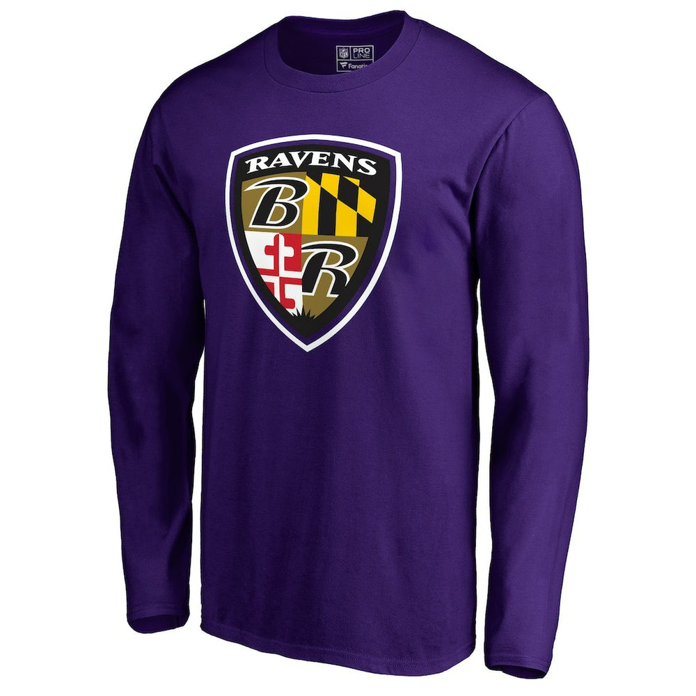 Baltimore Ravens Hometown Collection Long Sleeve T-Shirt Purple