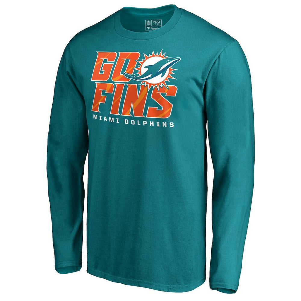 Miami Dolphins Hometown Collection Long Sleeve T-Shirt Aqua