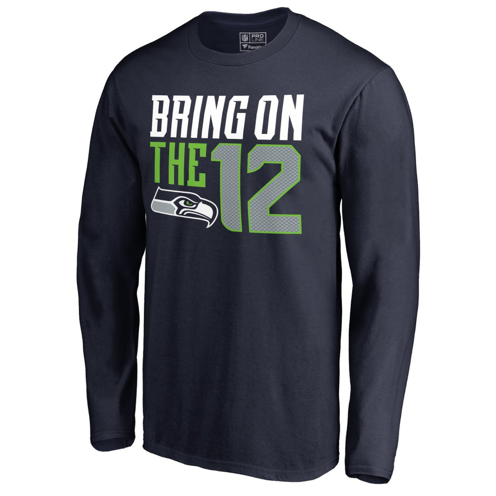 Seattle Seahawks Hometown Collection Long Sleeve T-Shirt College Navy
