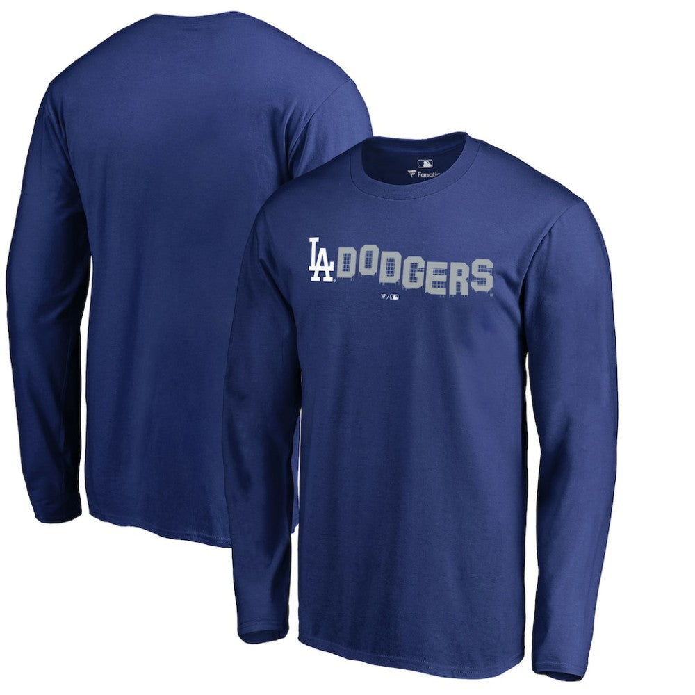 Los Angeles Dodgers Hometown Collection Hollywood Long Sleeve T-Shirt - Royal - MLB on Sale