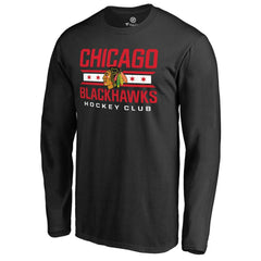 Chicago Blackhawks Hometown Collection Long Sleeve T-Shirt - Black - NHL 2970577