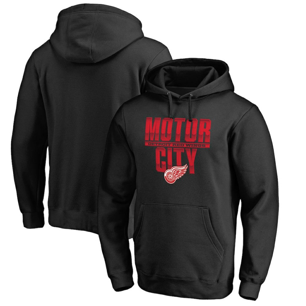 Detroit Red Wings Hometown Collection Pullover Hoodie - Black - NHL 2970633