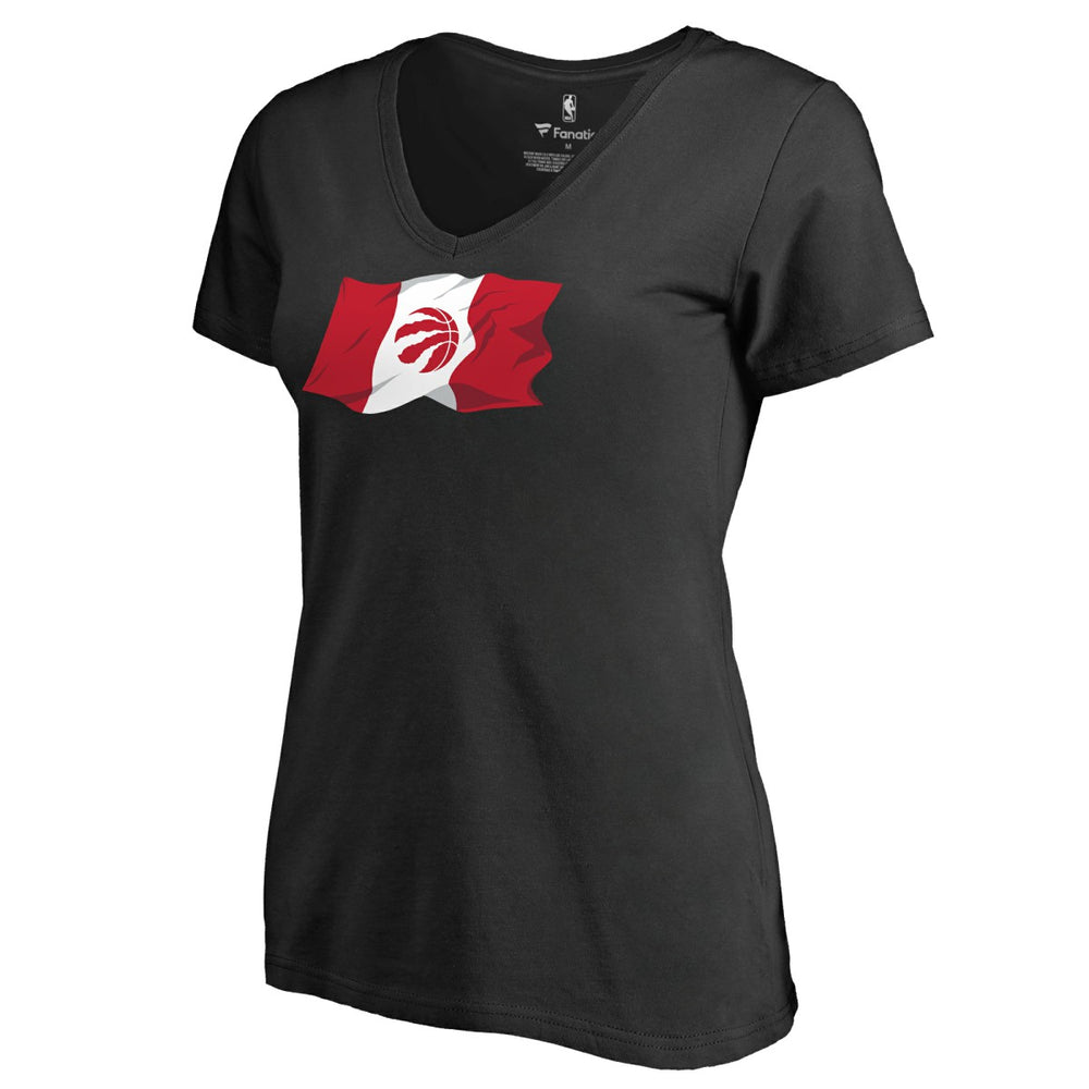 Toronto Raptors Women's Oh Canada Hometown Collection T-Shirt Black