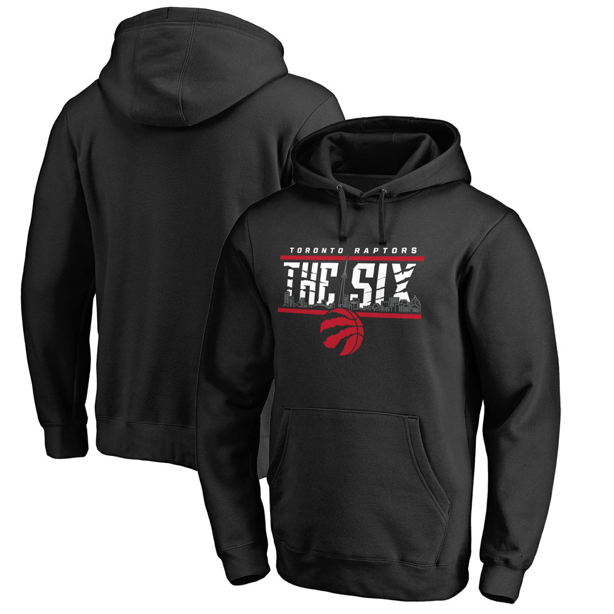 Toronto Raptors The Six Hometown Collection Pullover Hoodie Black