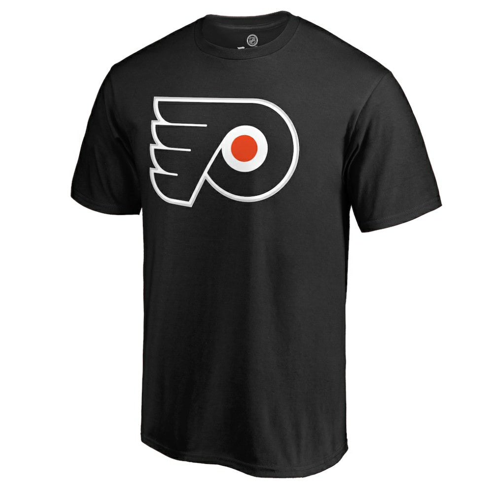 Travis Konecny Philadelphia Flyers Team Logo Backer Name & Number T-Shirt - Black - NHL 2975456